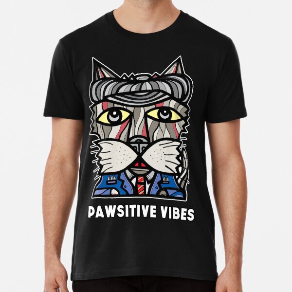 "Pawsitive Vibes" Premium T-Shirt