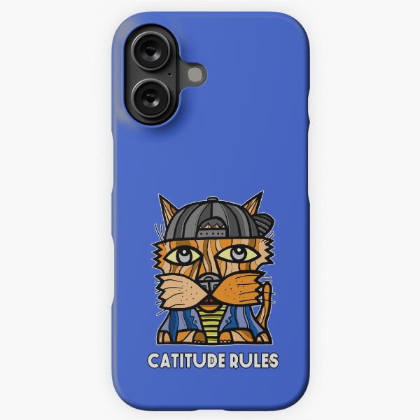 "Catitude Rules" iPhone Snap Case