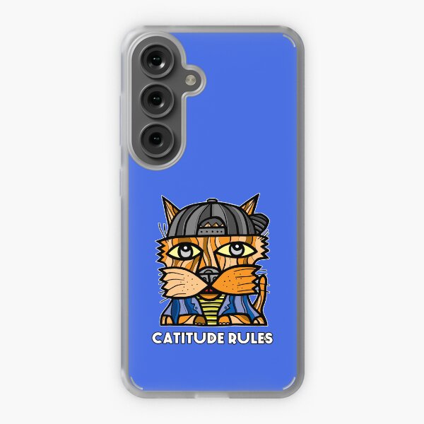 "Catitude Rules" Samsung Galaxy Soft Case