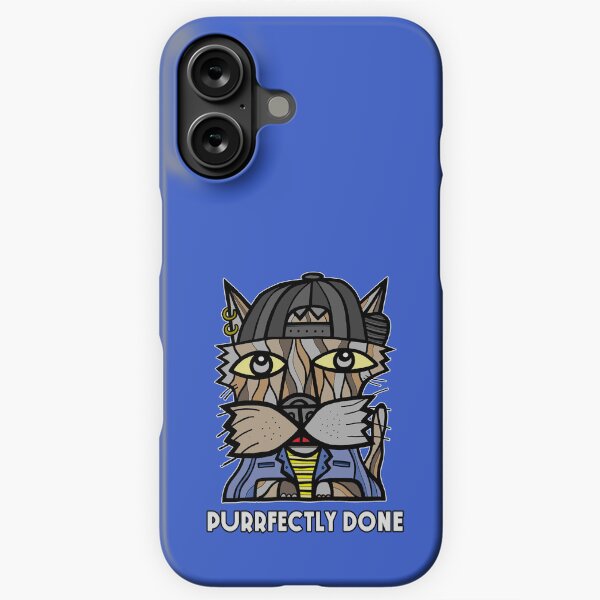 "Purrfectly Done" iPhone Snap Case