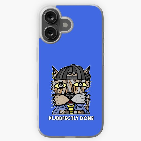 "Purrfectly Done" iPhone Soft Case