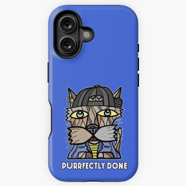 "Purrfectly Done" iPhone Tough Case