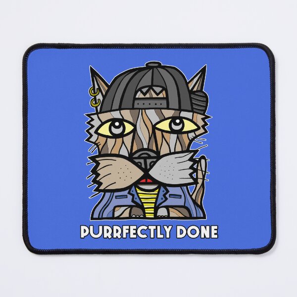 "Purrfectly Done" Mouse Pad