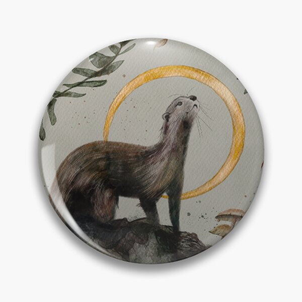 Item preview, Otter and her treasures designed and sold by Inchiostro e Tentacoli.