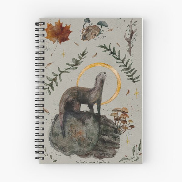 Item preview, Otter and her treasures designed and sold by Inchiostro e Tentacoli.