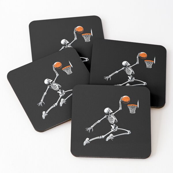 Item preview, Halloween Skeleton Basketball Player designed and sold by printmala.