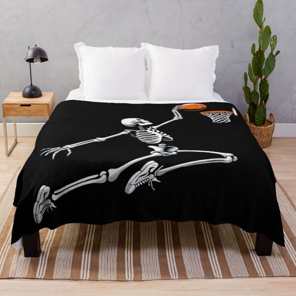Item preview, Halloween Skeleton Basketball Player designed and sold by printmala.