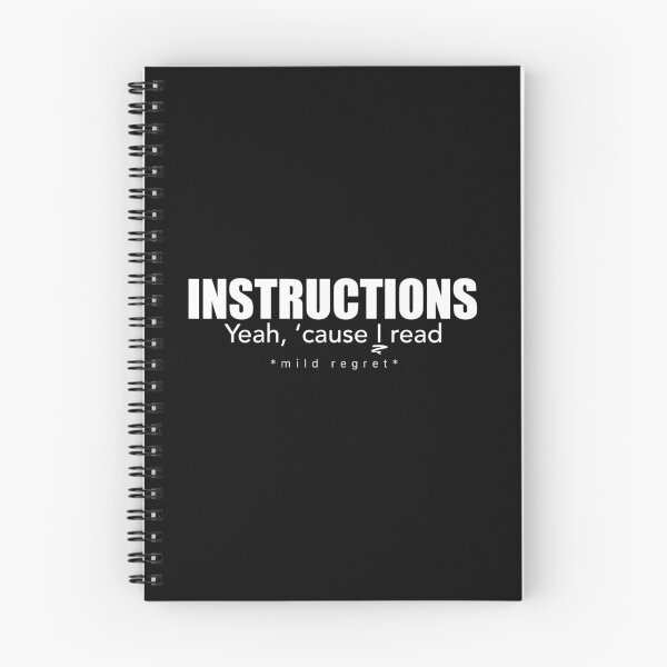 Item preview, I Don't Read Instructions designed and sold by AraDraws.