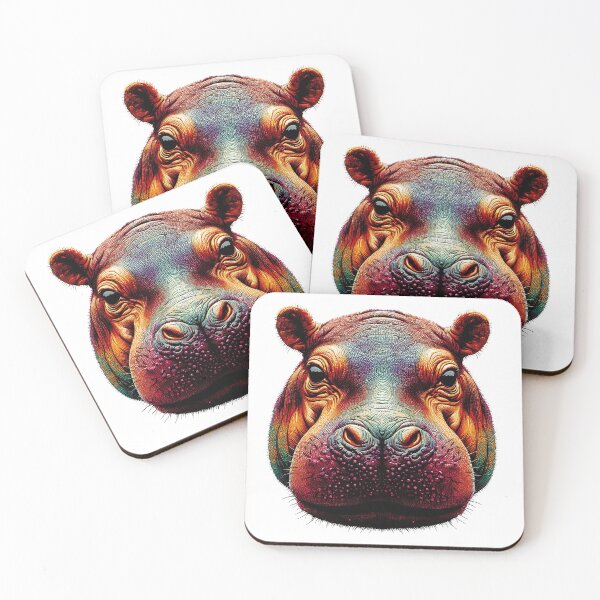 Item preview, Moo Deng the Psychedelic Hippo designed and sold by GorinART.