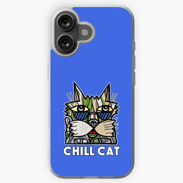 "Chill Cat" iPhone Soft Case