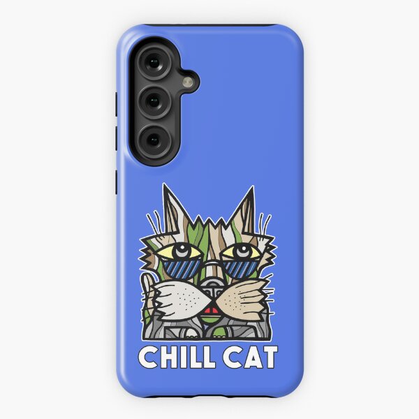 "Chill Cat" Samsung Galaxy Tough Case