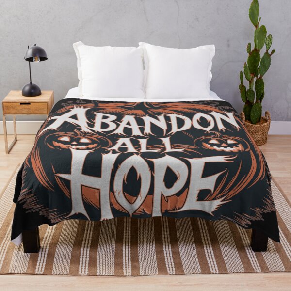 Item preview, Abandon All Hope Halloween Pumpkin designed and sold by PragmaticP.