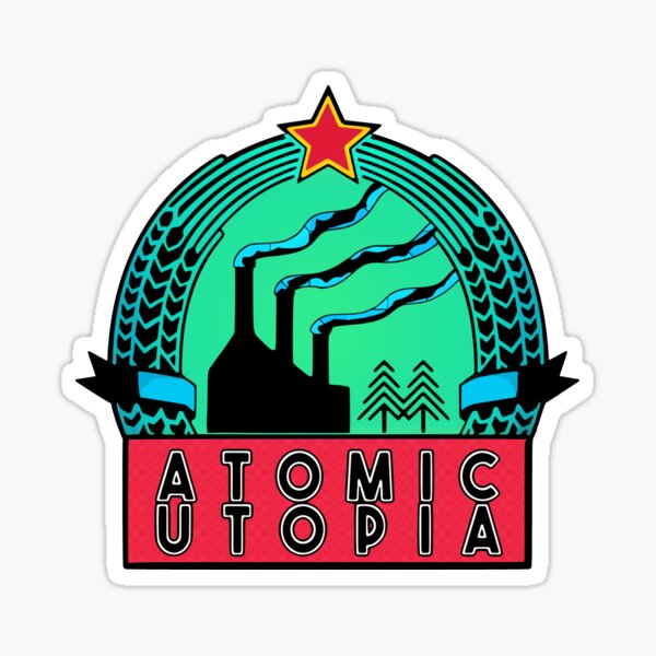 Artikel-Vorschau von Atomic Utopia – Offizielles Emblem, designt und verkauft von AtomicUtopia.