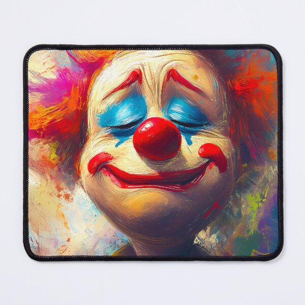 Item preview, Emotional Clown Art – Expressive Art Print designed and sold by P0SHIFY.