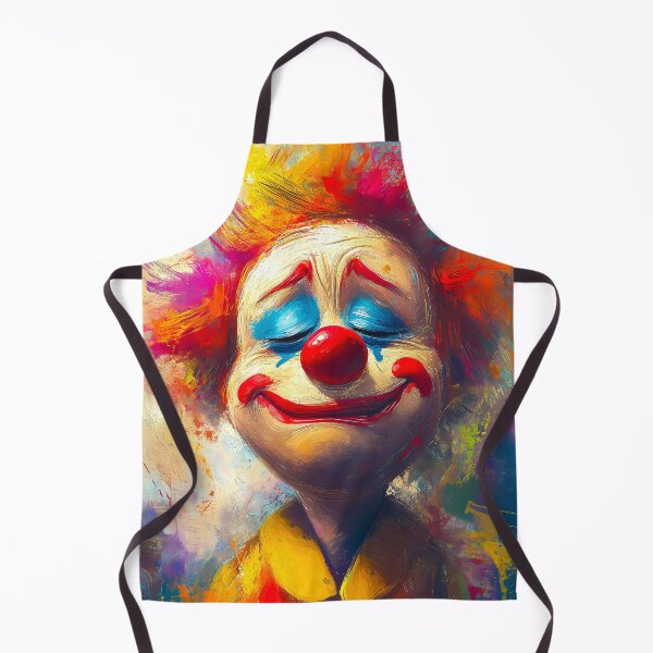 Aperçu de l'œuvre Art de clown émotionnel - impression d’art expressive créée et vendue par P0SHIFY.