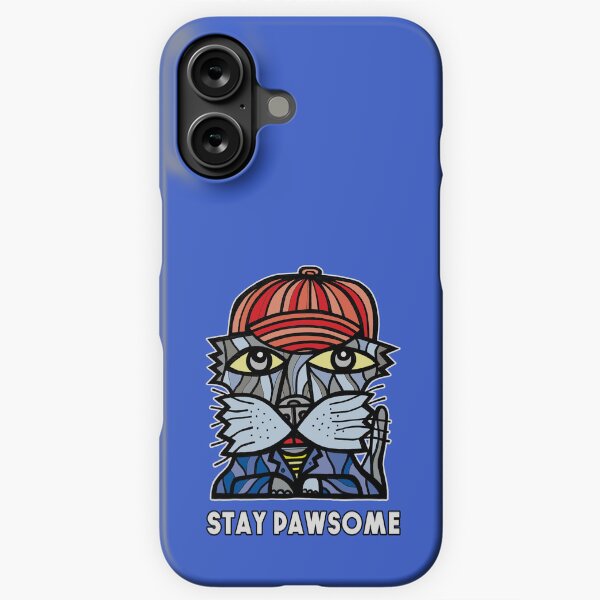 "Stay Pawsome" iPhone Snap Case