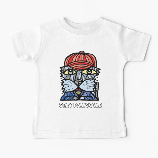 "Stay Pawsome" Baby T-Shirt