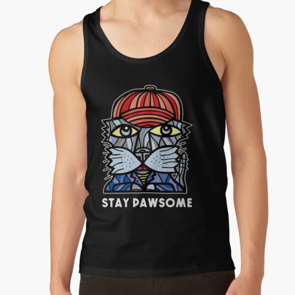 "Stay Pawsome" Tank Top