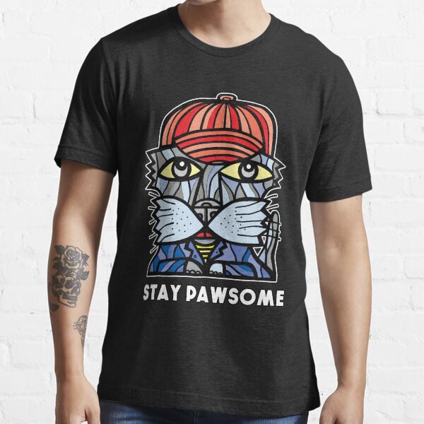 "Stay Pawsome" Essential T-Shirt