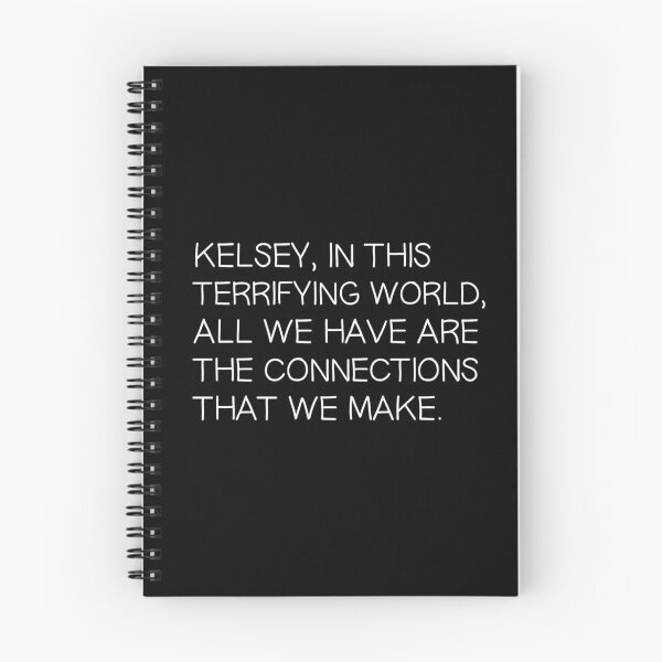 Item preview, Kelsey in this Terrifying World Custom Logo Text White designed and sold by cemetry-gates.