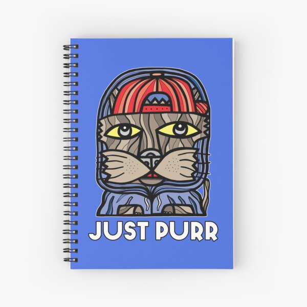 "Just Purr" Spiral Notebook