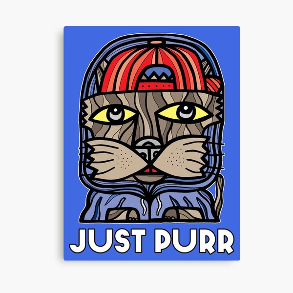 "Just Purr" Canvas Print