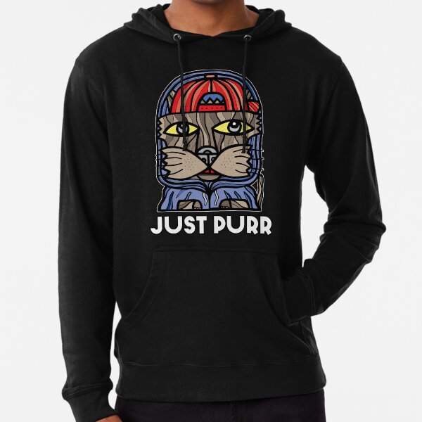 "Just Purr" Lightweight Hoodie