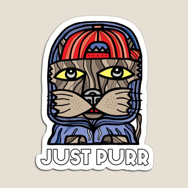 "Just Purr" Magnet