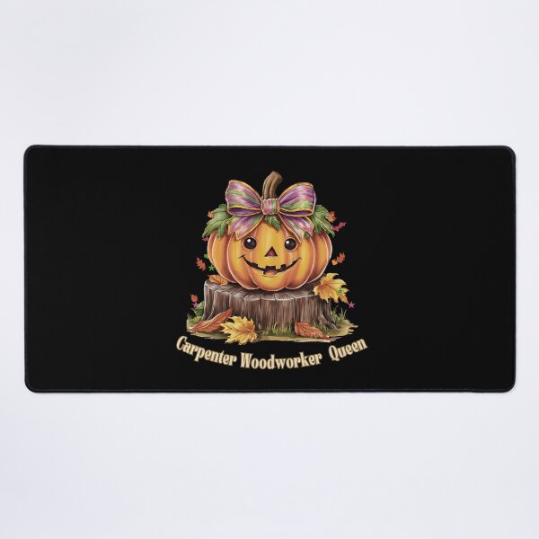 Item preview, Carpenter Woodworker Queen, Pumpkin Coquette Bow Female Design designed and sold by Raise2Shine.