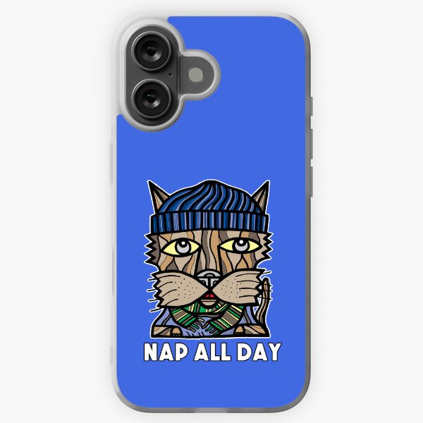 "Nap All Day" iPhone Soft Case