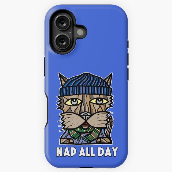 "Nap All Day" iPhone Tough Case