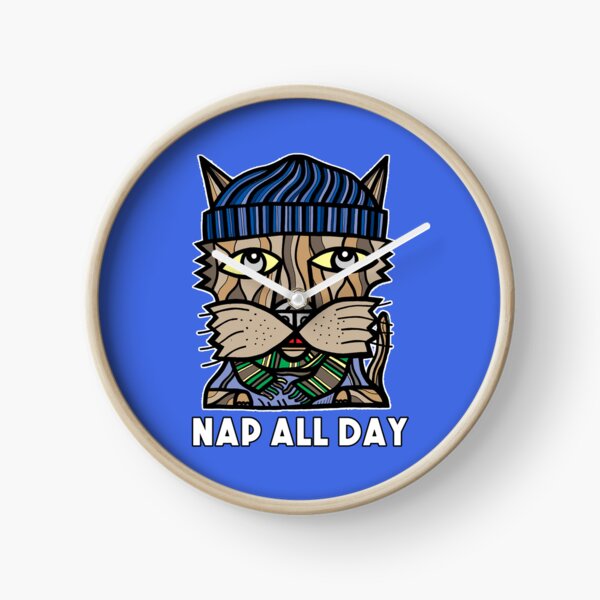 "Nap All Day" Clock