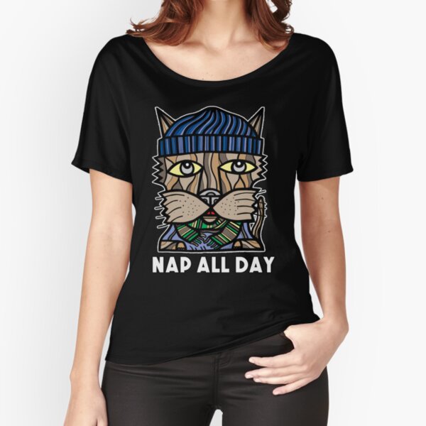 "Nap All Day" Relaxed Fit T-Shirt