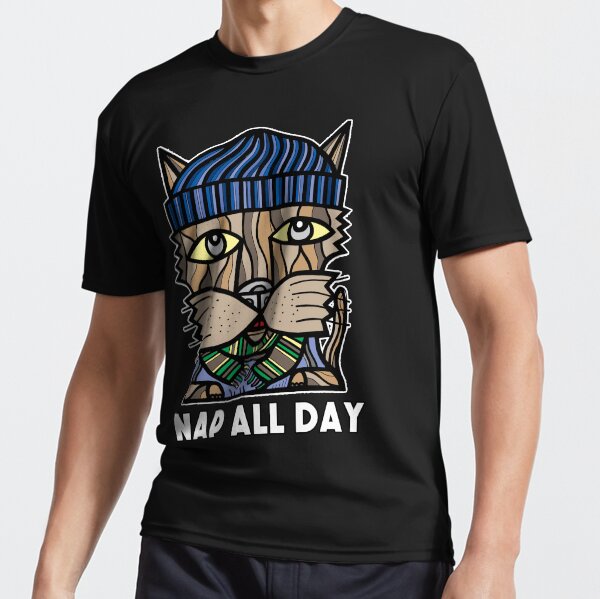 "Nap All Day" Active T-Shirt