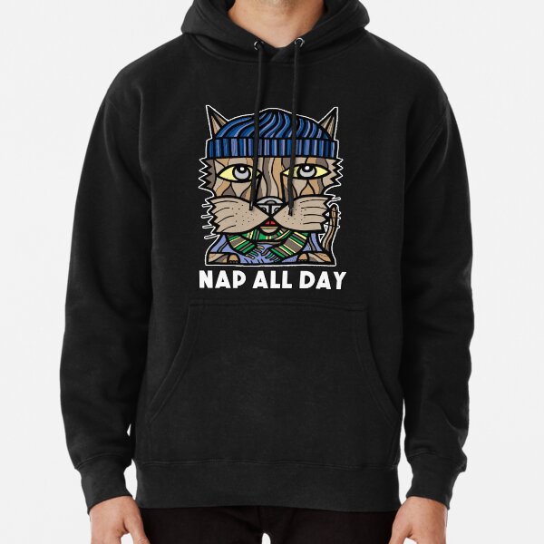 "Nap All Day" Pullover Hoodie