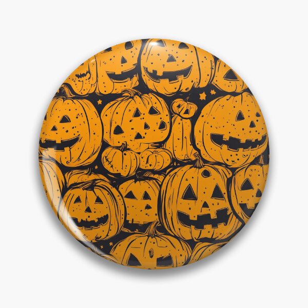 Item preview, Playful Halloween Pattern: Pumpkins and Bats designed and sold by Enea Kelo.