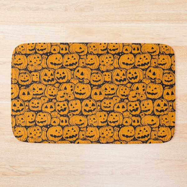 Item preview, Playful Halloween Pattern: Pumpkins and Bats designed and sold by Enea Kelo.