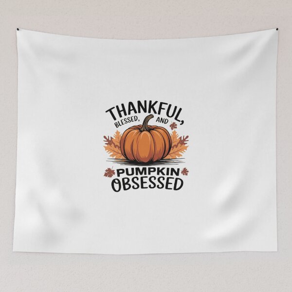 Item preview, Thankful, Blessed, and Pumpkin Obsessed designed and sold by Davideus.