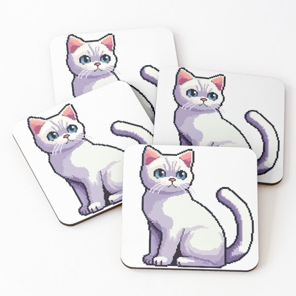 Item preview, White Cat Pixel designed and sold by Areniy.
