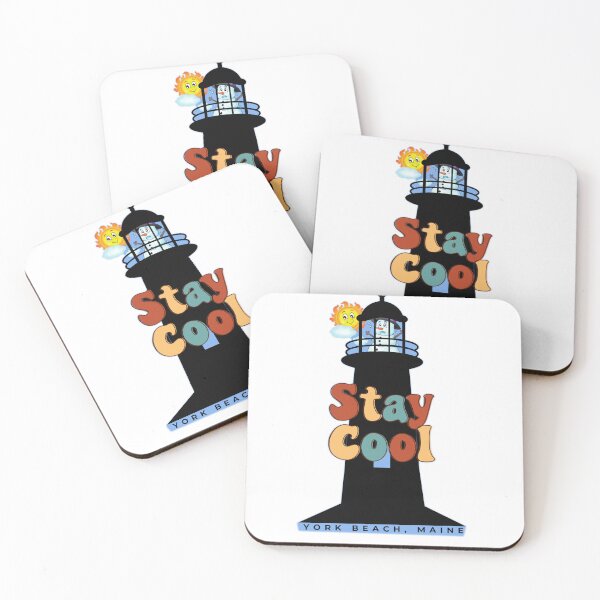 Item preview, Stay Cool Lighthouse - York Beach Maine  designed and sold by SAMJA-Art.
