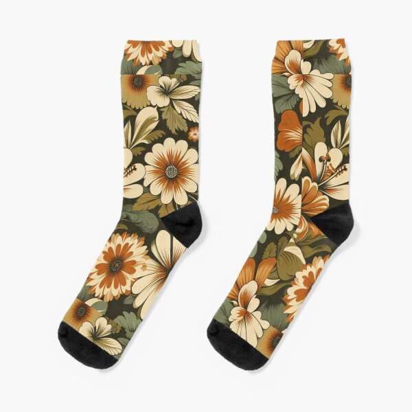 Vista previa del artículo con la obra «flores vintage», diseñado y vendido por sevenmountains.