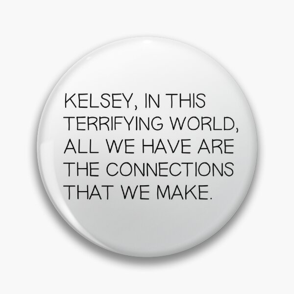 Item preview, Kelsey in this Terrifying World Custom Logo Text Black designed and sold by cemetry-gates.