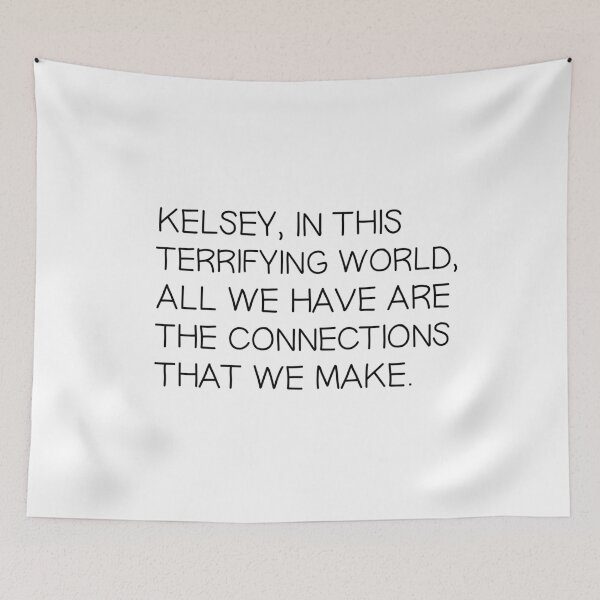 Item preview, Kelsey in this Terrifying World Custom Logo Text Black designed and sold by cemetry-gates.