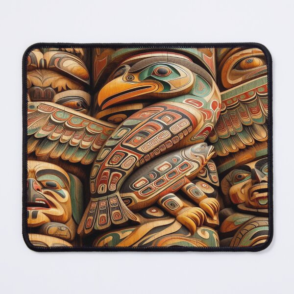 Item preview, Quinault Native American Totem Pole Heritage designed and sold by Naomi Gutierrez Parrish.