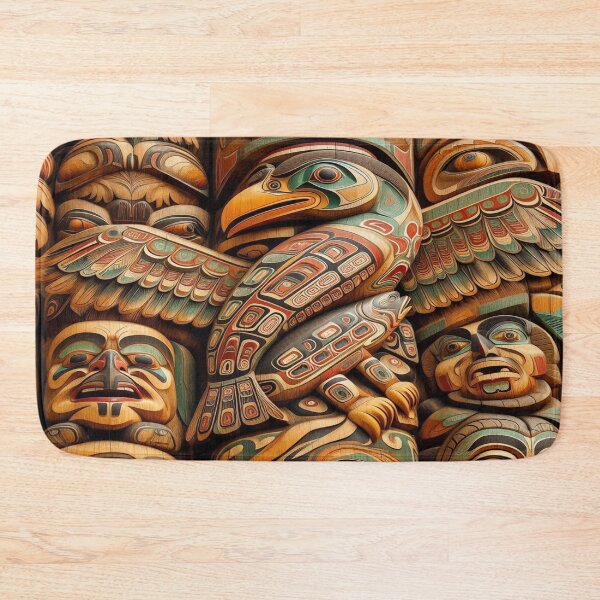Item preview, Quinault Native American Totem Pole Heritage designed and sold by Naomi Gutierrez Parrish.