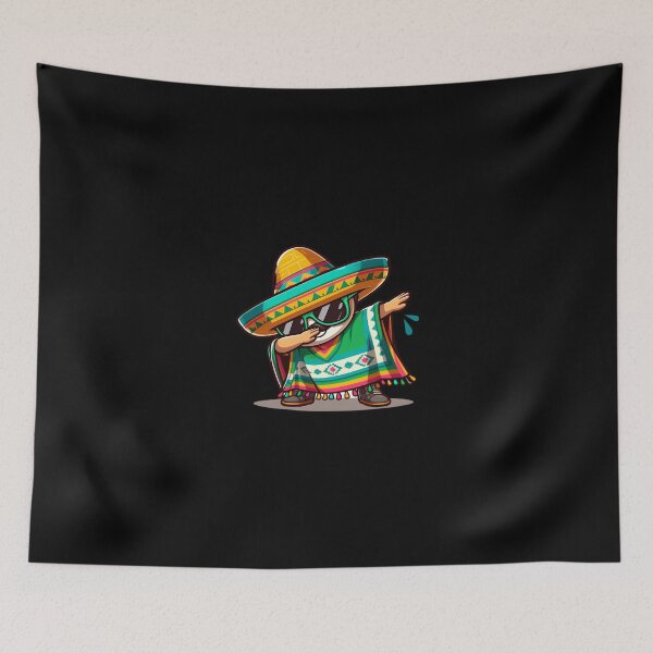 Item preview, Dabbing Mexican Poncho Cinco De Mayo designed and sold by Isabella ✔️ ✔️.