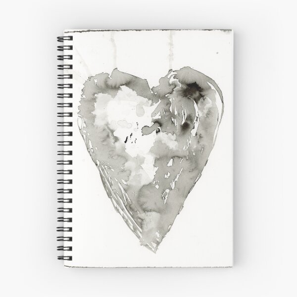 Artikelvorschau, Aquarell Grau Herz Illustration - Dezente Eleganz für Ihren Raum entworfen und verkauft von Iryna Nimmo Art.