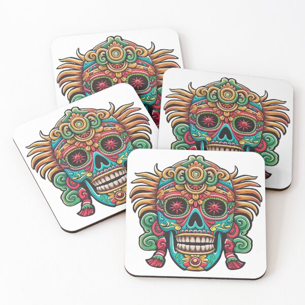 Item preview, Mexican style skull #5 designed and sold by wonderpix.