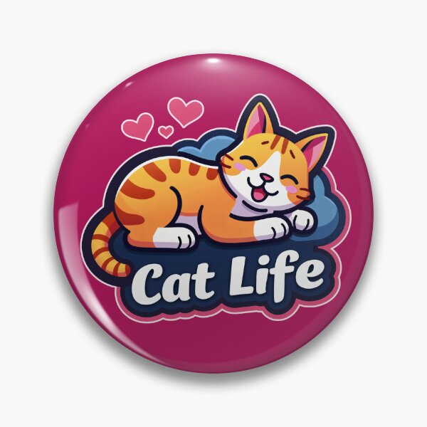 Item preview, Vida felina: gato atigrado naranja feliz designed and sold by LiveDesigner.