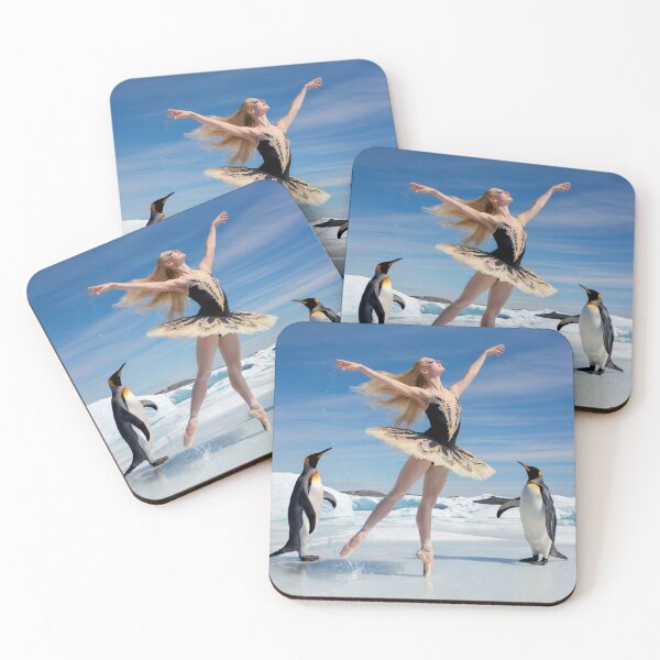 Item preview, Ballet dancer among penguins designed and sold by Frank-Farran.